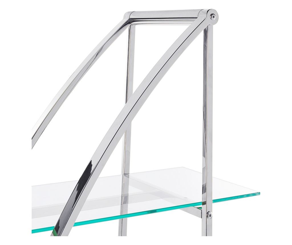 Négyszintes polcos elem HOLLOW Fém 175 cm Ezüst - 7