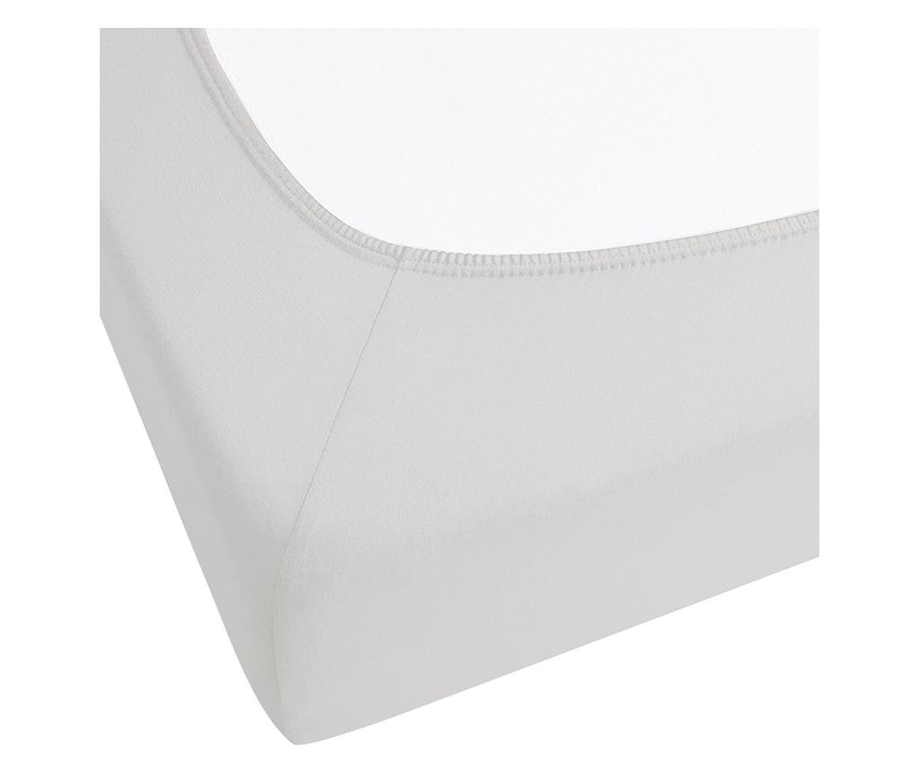 Gumis lepedő JANBU Pamut 180 x 200 cm Világosszürke - 5