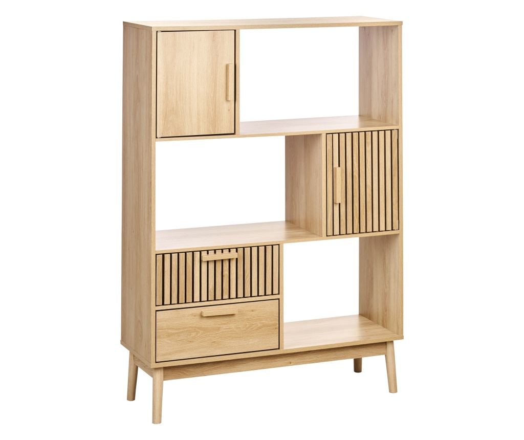 Polcrendszer LYNWOOD 140 cm Világosbarna - 2