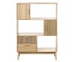 Polcrendszer LYNWOOD 140 cm Világosbarna thumbnail 4