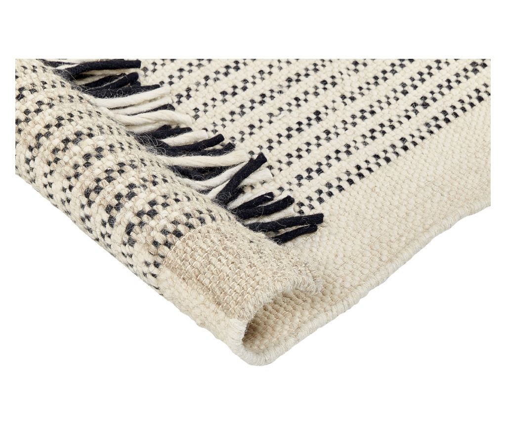 Szőnyeg DIVARLI Bézs 80 x 150 cm Gyapjú - 6