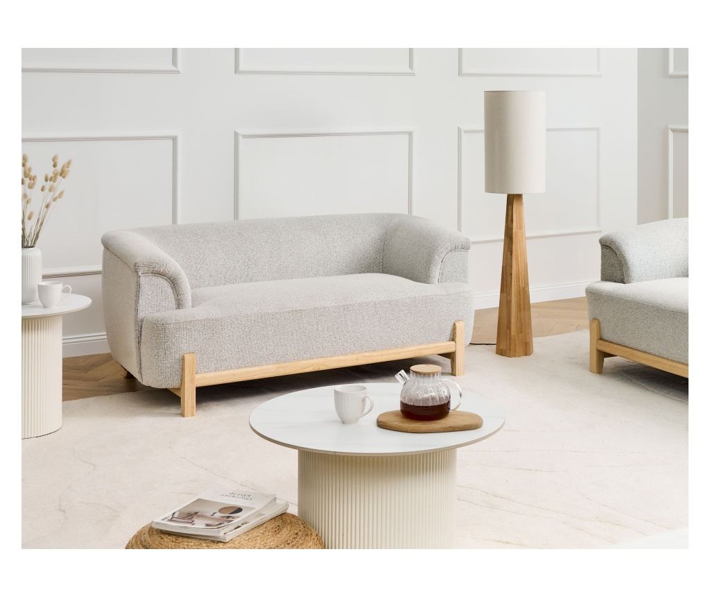 Kanapé 2 személyes ALNOR Világosszürke - 1
