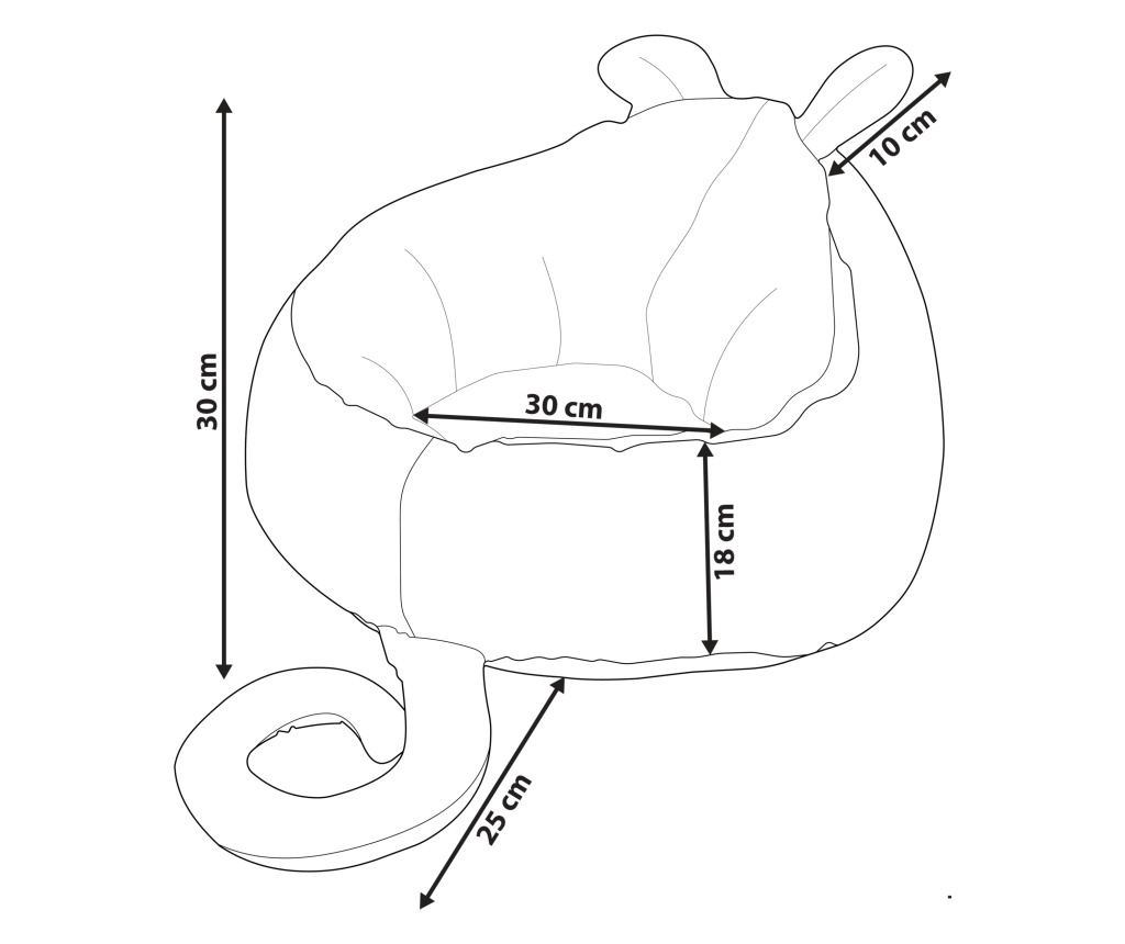 Állatkosár HASSA Bársony Narancssárga - 3