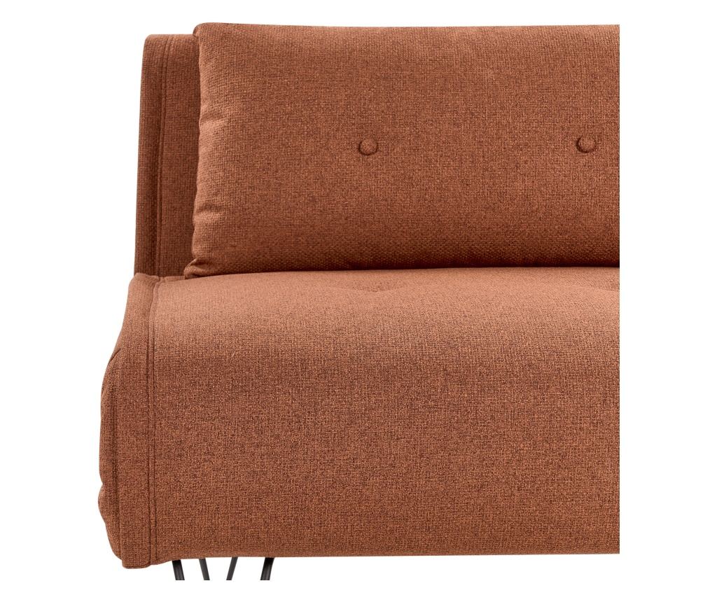 Egyszemélyes kanapéágy VESTFOLD Narancssárga - 8