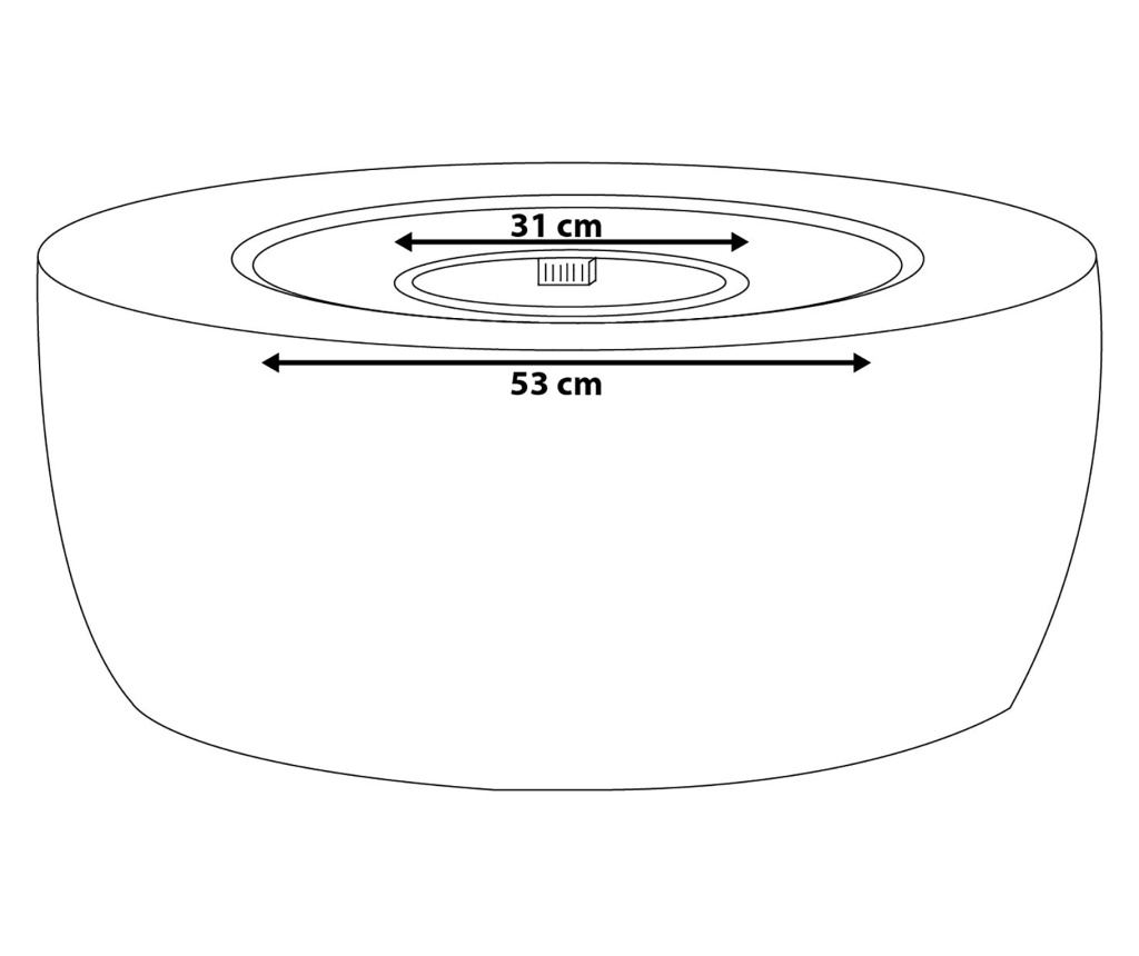 Tűzrakóhely INDUS Szürke - 3