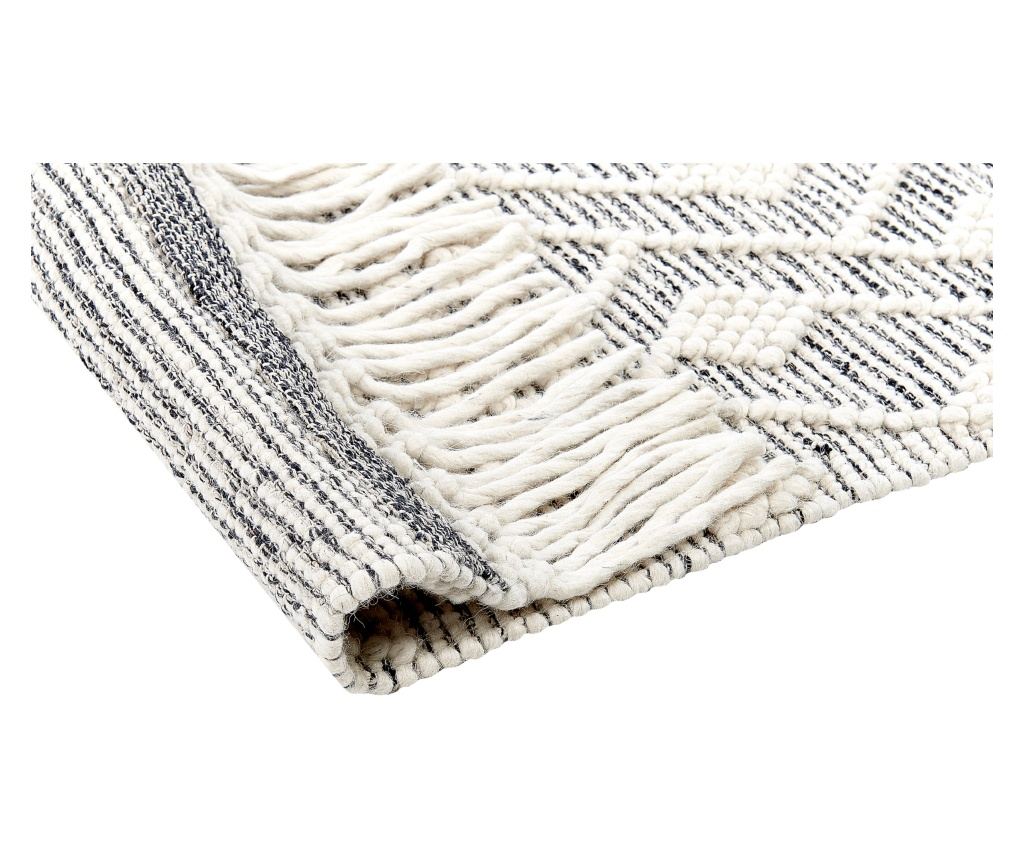 Szőnyeg KAVAK Fekete 160 x 230 cm Gyapjú - 6