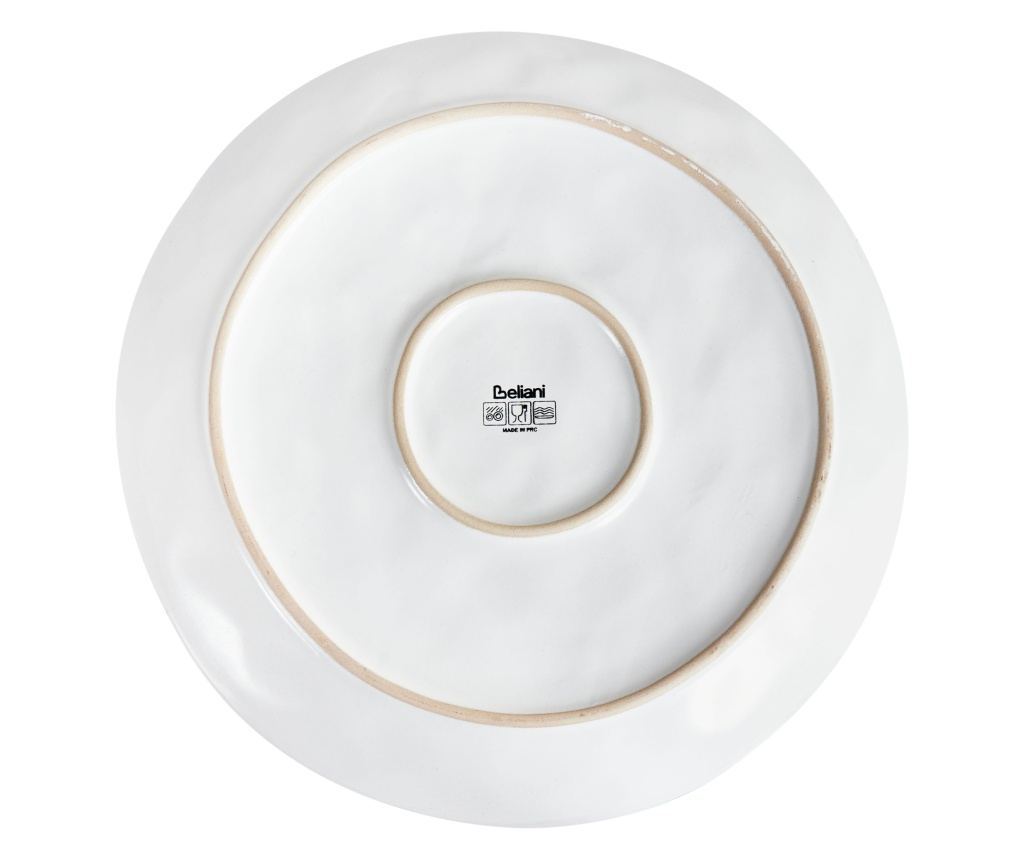 Négydarabos lapostányér szett SESAME Kőcserép Világosszürke - 6