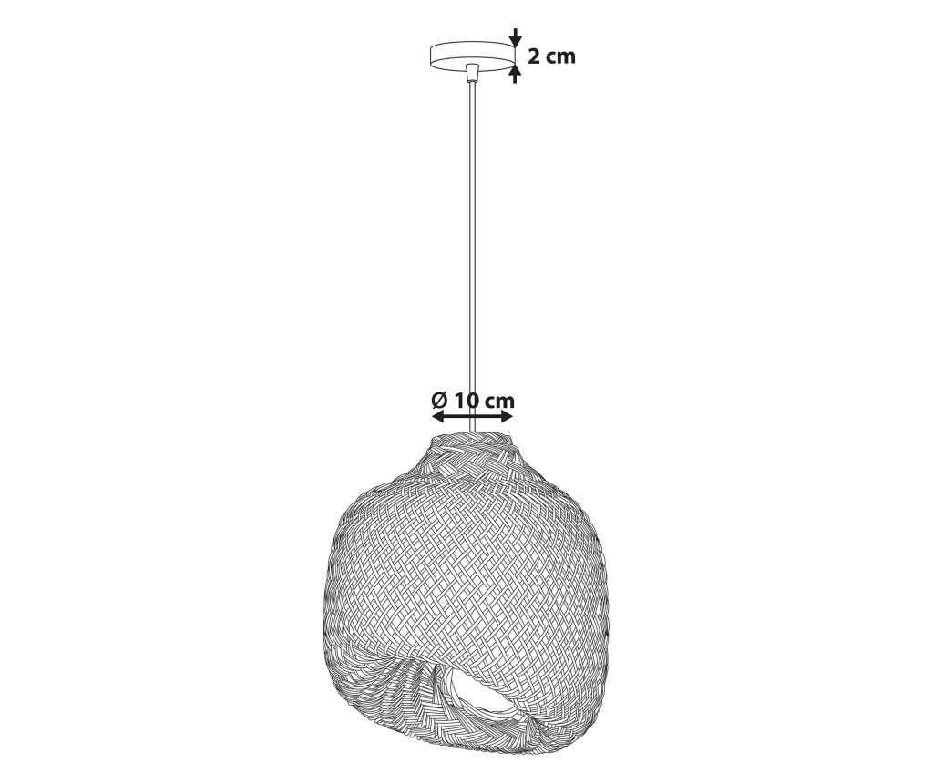 Függőlámpa GURABO Bambusz Természetes - 3