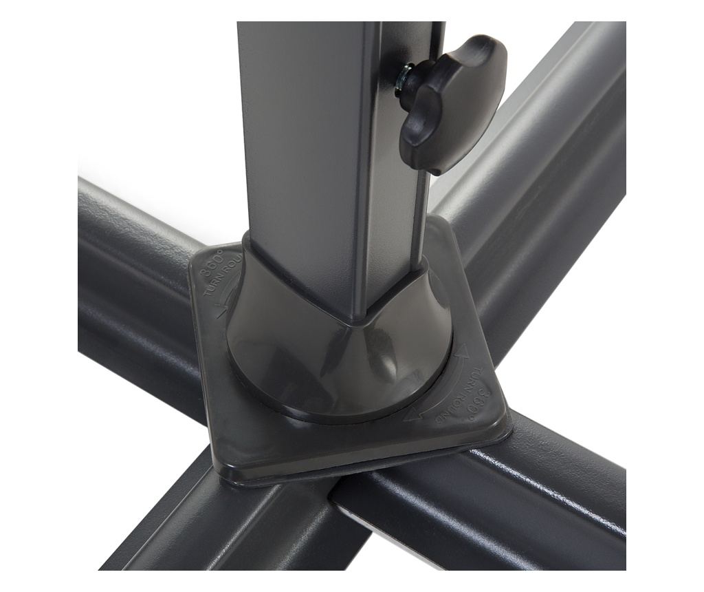 Napernyő 300 cm SAVONA Sötétszürke Szürke - 4