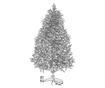 Karácsonyfa műhóval BASSIE 210 cm Fehér thumbnail 3