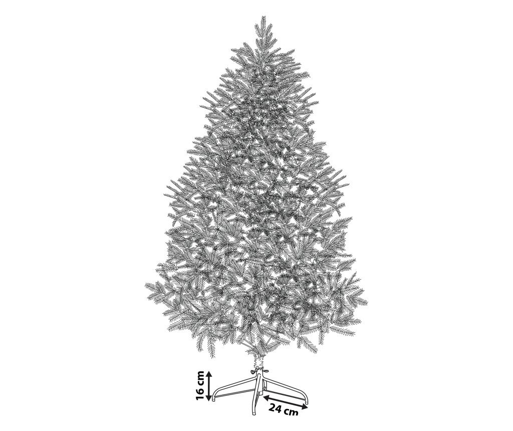 Karácsonyfa műhóval BASSIE 210 cm Fehér - 3