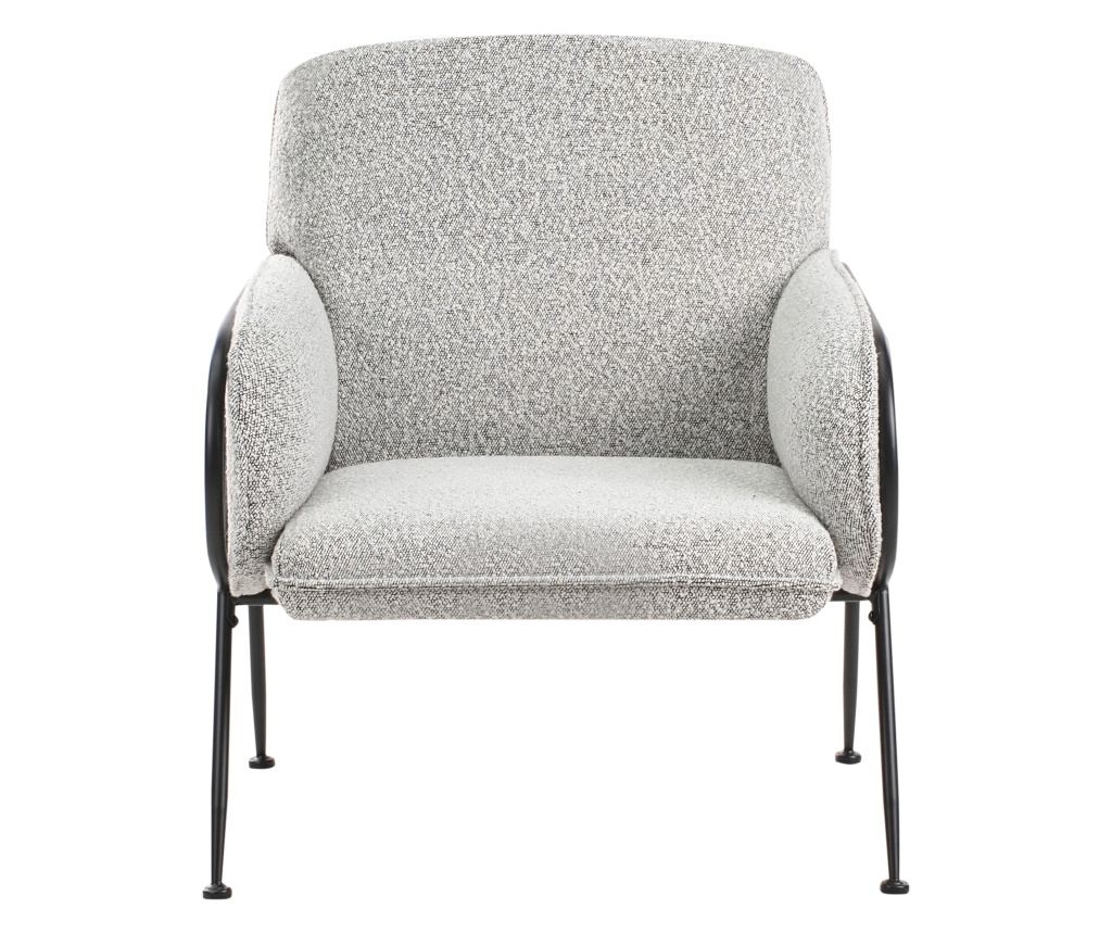 Fotel TRYSNES Fekete/fehér - 5