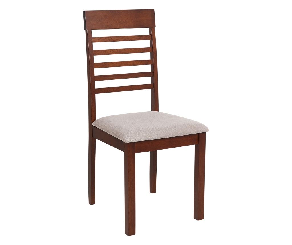 Étkezőszék kétdarabos szettben ORTLEY Keményfa Sötétbarna/tópszínű - 2