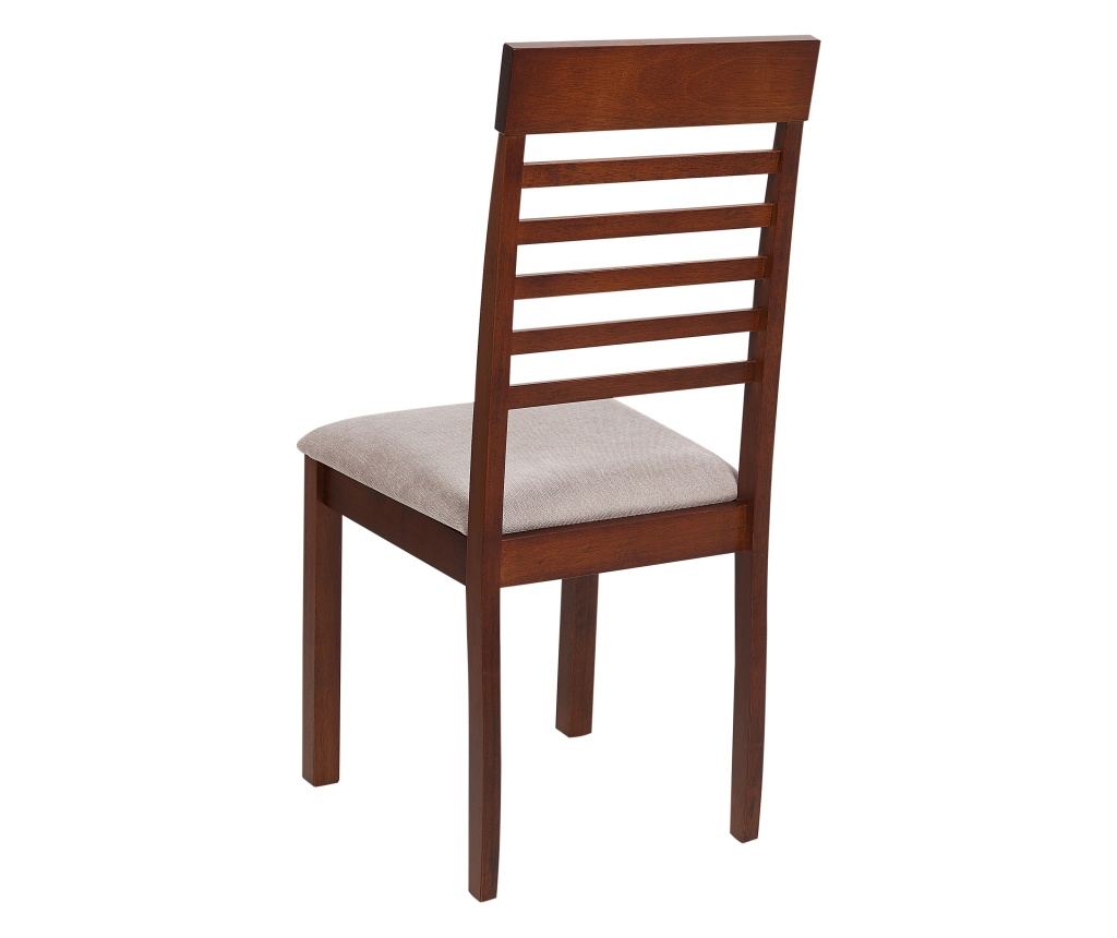 Étkezőszék kétdarabos szettben ORTLEY Keményfa Sötétbarna/tópszínű - 6