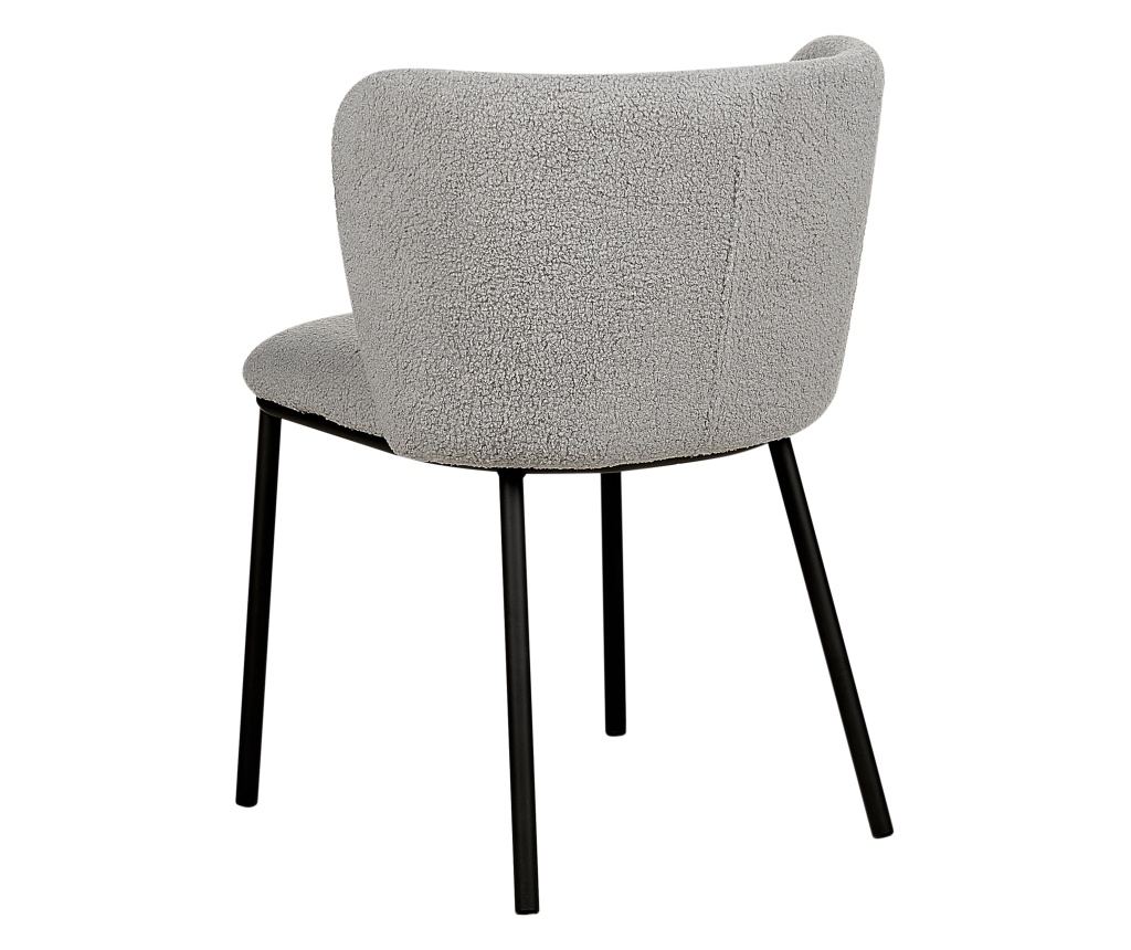 Étkezőszék kétdarabos szettben MINA Buklé Szürke - 7