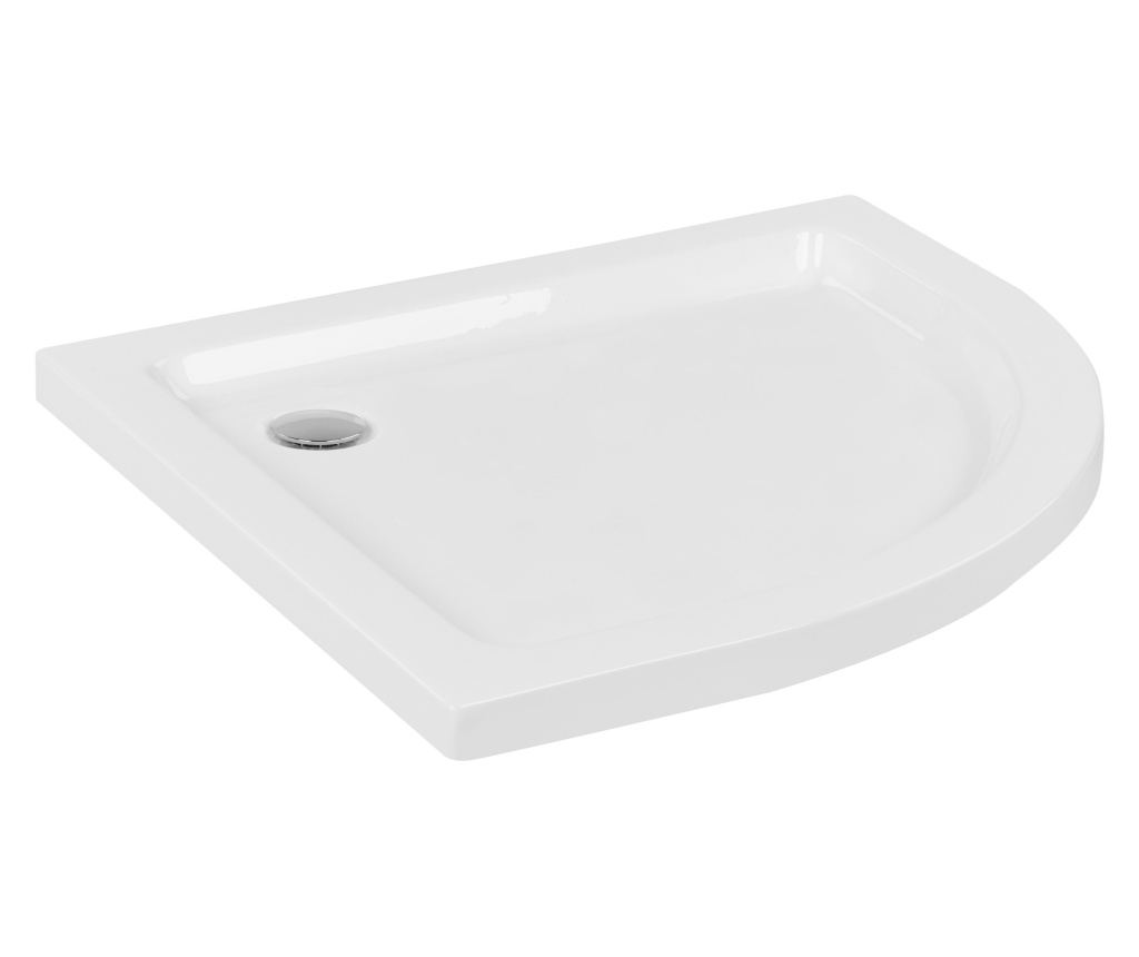 Zuhany tálca ALISO 90 x 90 x 5 cm Fehér - 5