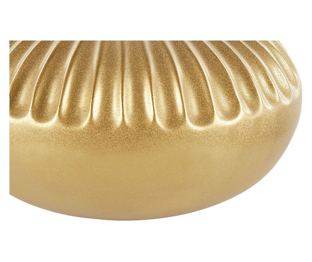 Dekor váza CERCEI Kőcserép 20 cm Arany - 5