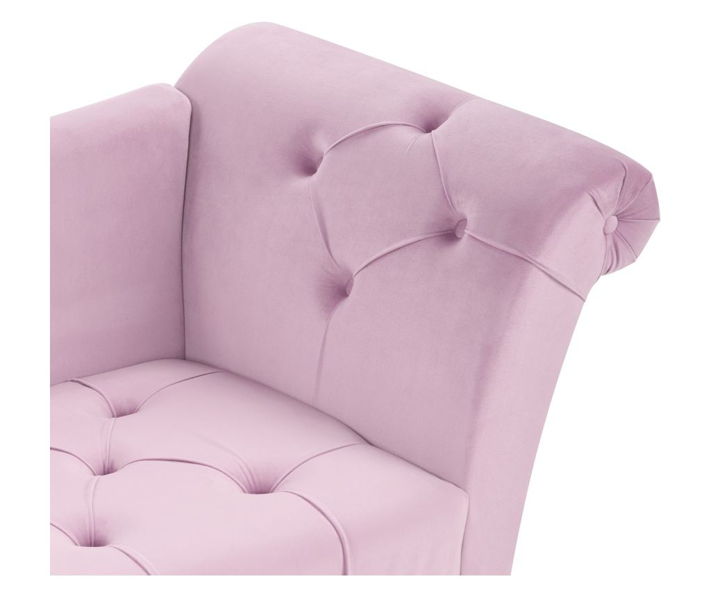 Dívány NANTILLY Bársony Világoslila - 6