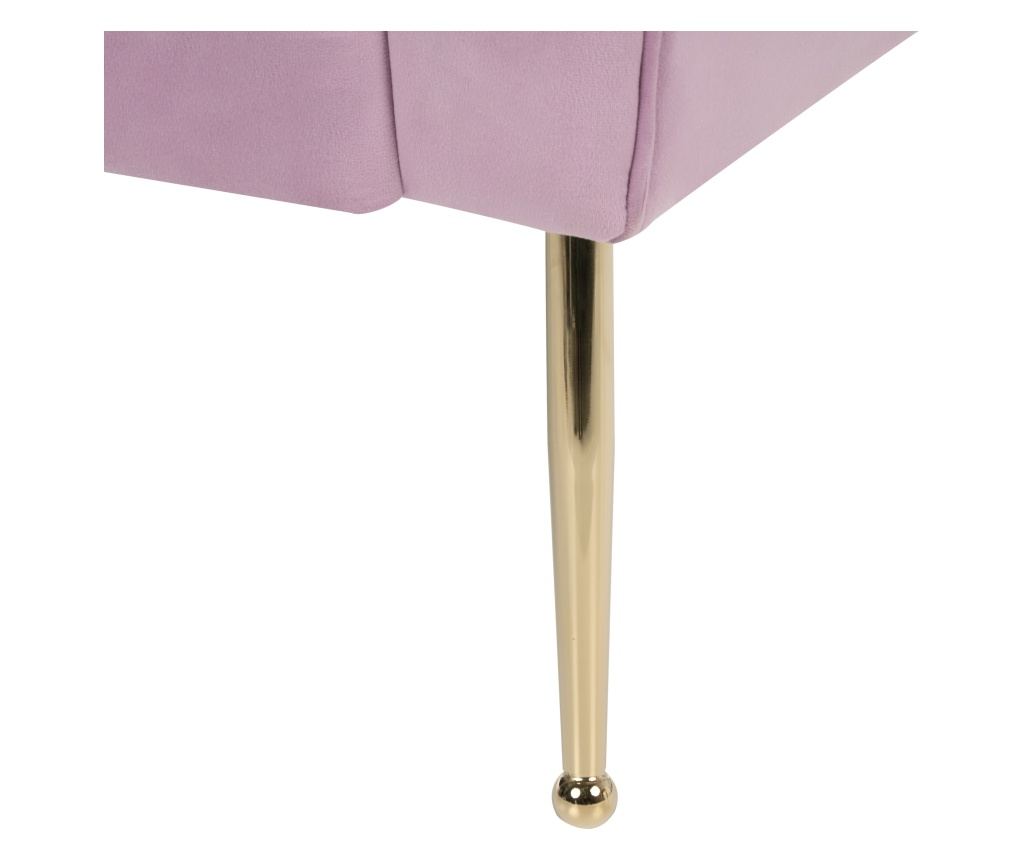 Dívány NANTILLY Bársony Világoslila - 8