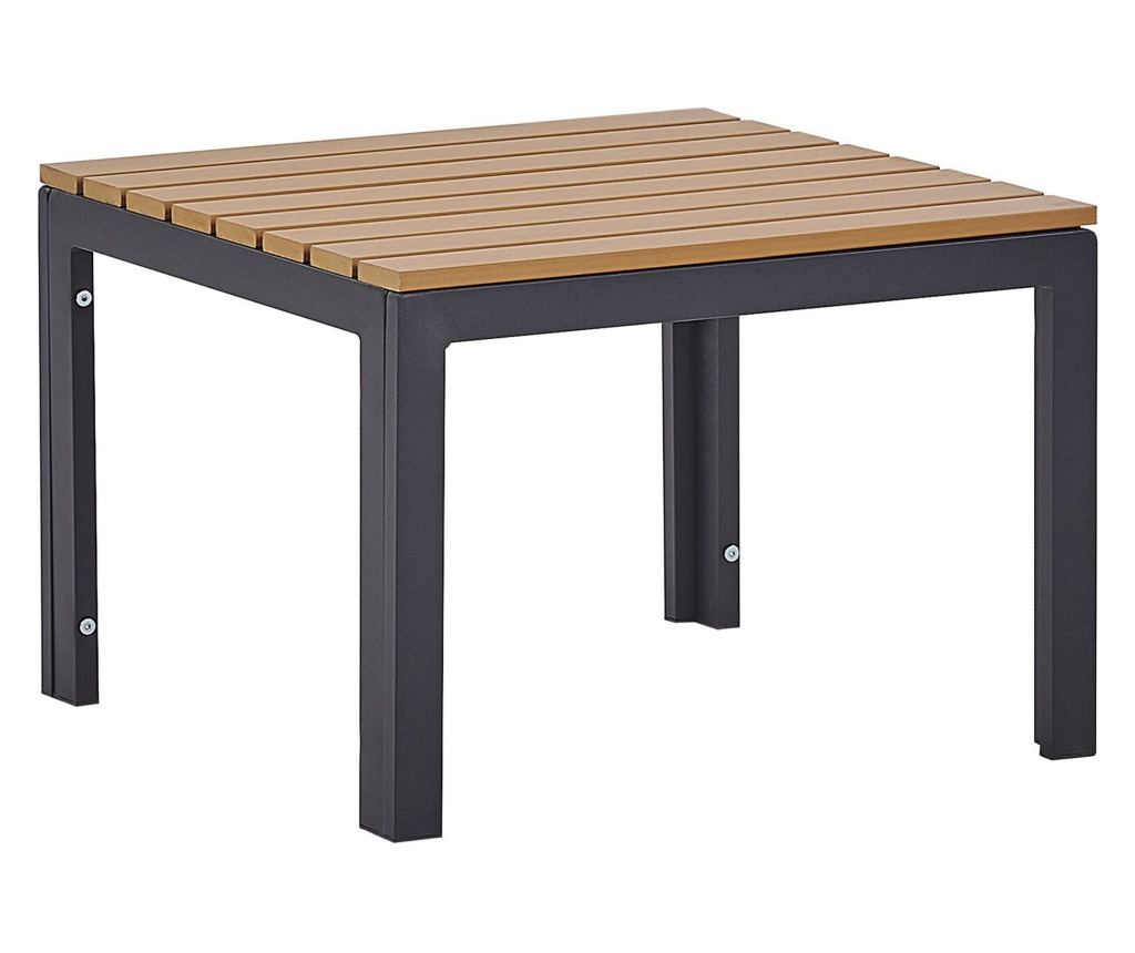 Kerti sarok ülőgarnitúra 4 személyes PIENZA II Jobb oldali Szürke - 10