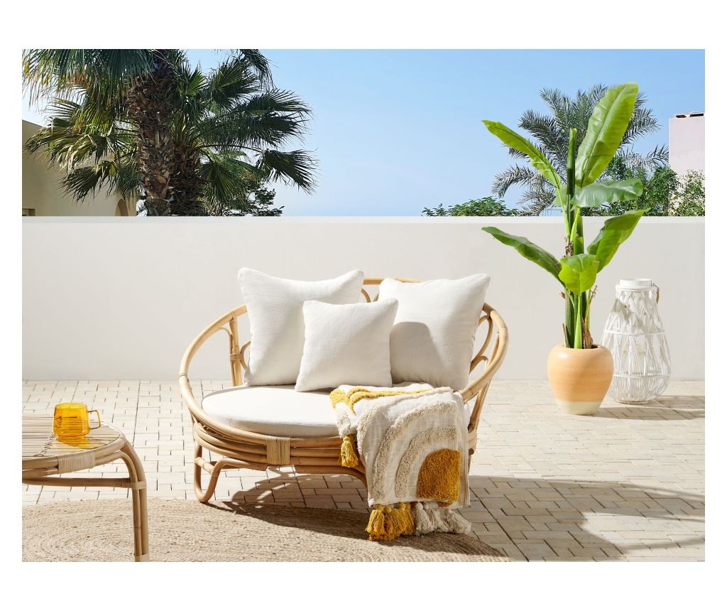 Napágy ROSSANO Rattan Természetes - 1