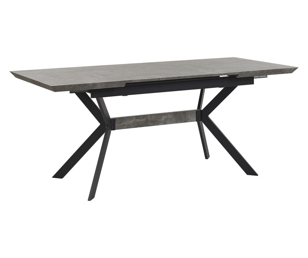 Kihúzható étkezőasztal BENSON Világosszürke 80 cm 140/180 cm - 2