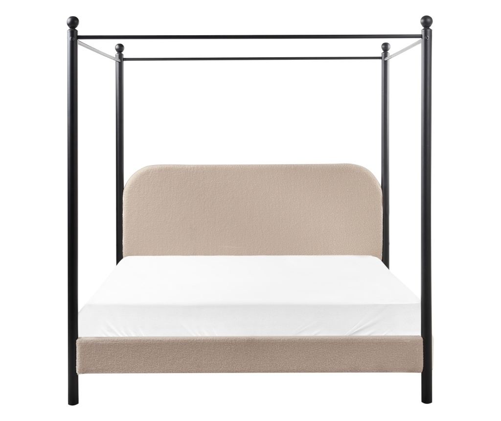 Baldachinos ágy Buklé DANNEMOIS 160 x 200 cm Tópszín - 5