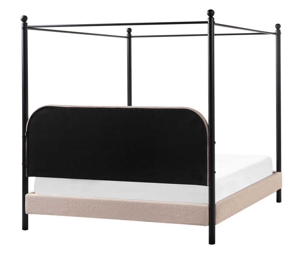 Baldachinos ágy Buklé DANNEMOIS 160 x 200 cm Tópszín - 6