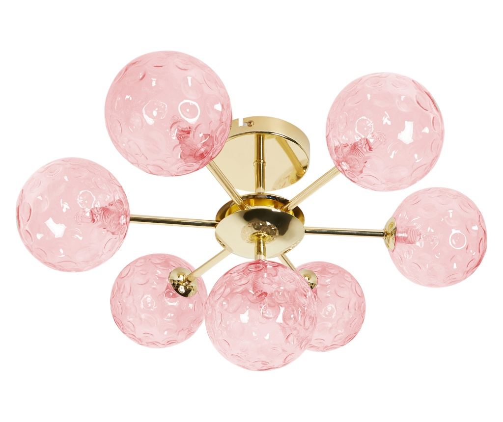 Mennyezeti lámpa ANADYR Üveg Rózsaszín - 1
