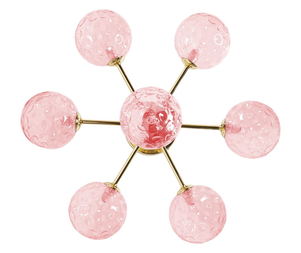 Mennyezeti lámpa ANADYR Üveg Rózsaszín - 3