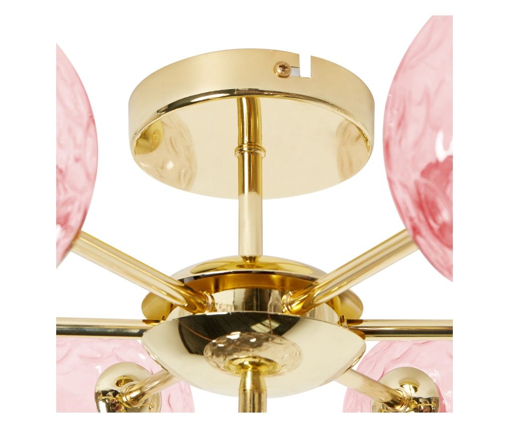 Mennyezeti lámpa ANADYR Üveg Rózsaszín - 5