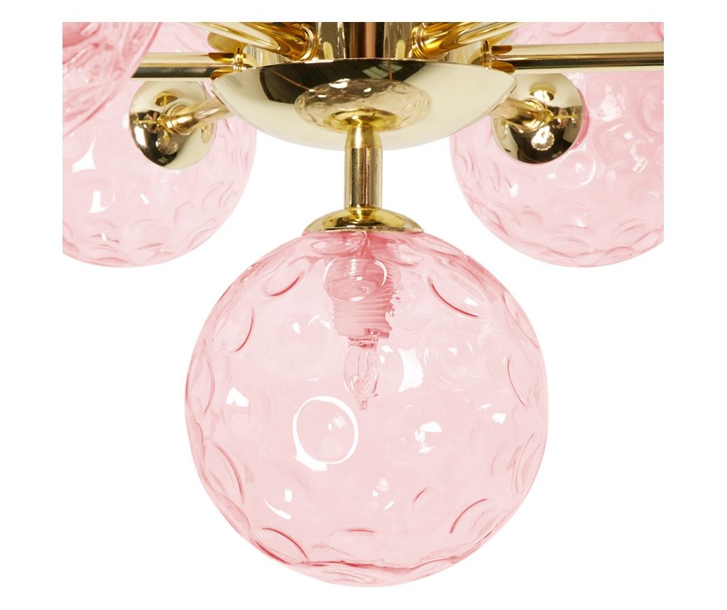 Mennyezeti lámpa ANADYR Üveg Rózsaszín - 7