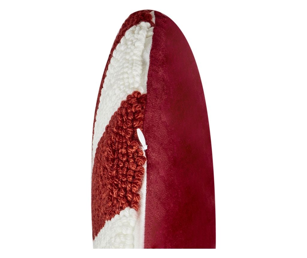 2 db díszpárna SWIRL CANDY Buklé 40 x 40 cm Piros - 6