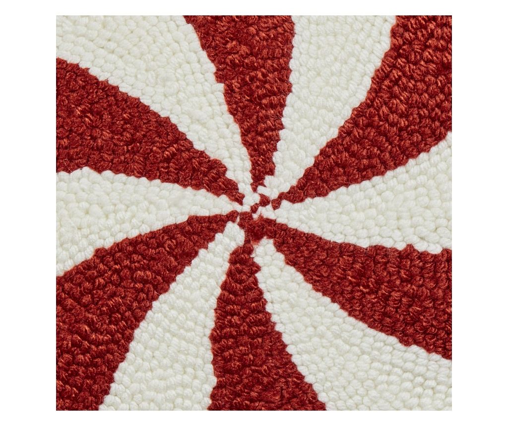 2 db díszpárna SWIRL CANDY Buklé 40 x 40 cm Piros - 7