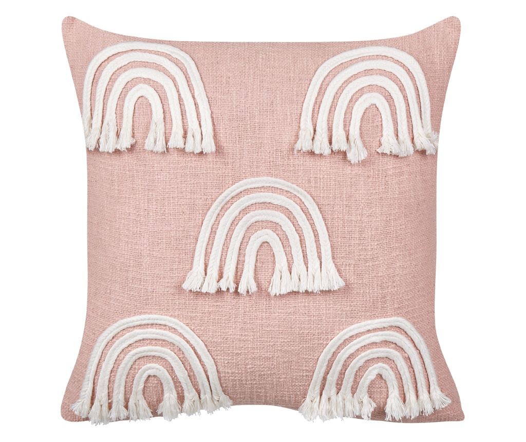 2 db díszpárna LEEA Pamut 45 x 45 cm Pasztellrózsaszín - 4