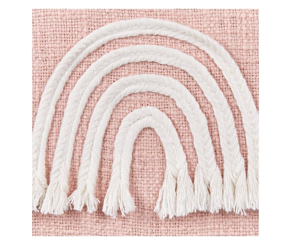 2 db díszpárna LEEA Pamut 45 x 45 cm Pasztellrózsaszín - 7