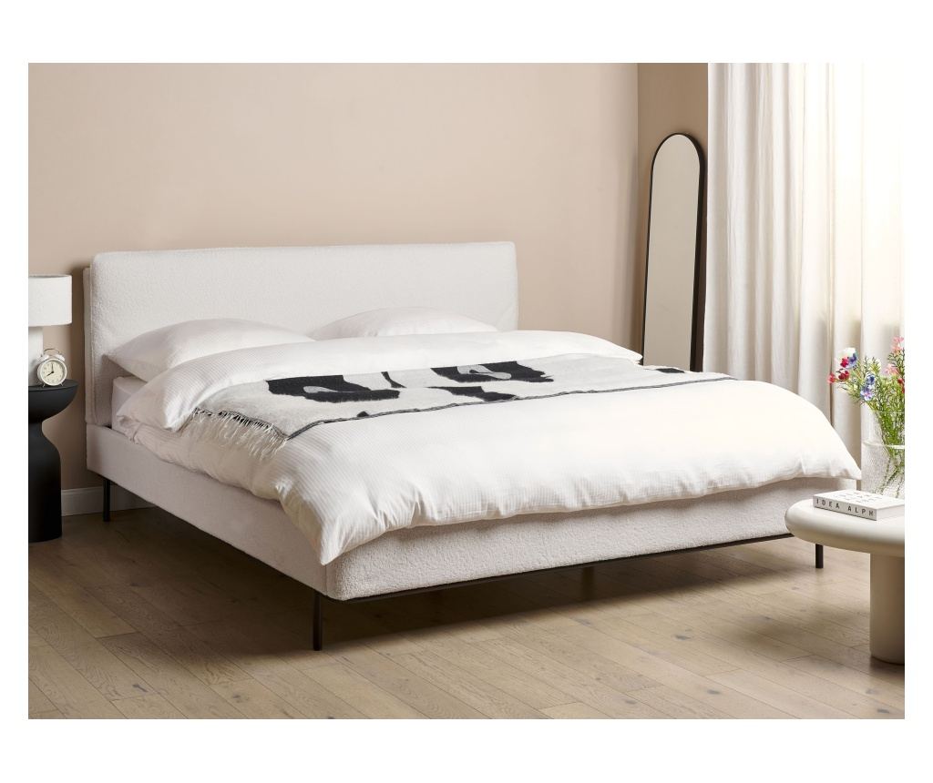 Ágy Buklé CORIO 180 x 200 cm Törtfehér - 1