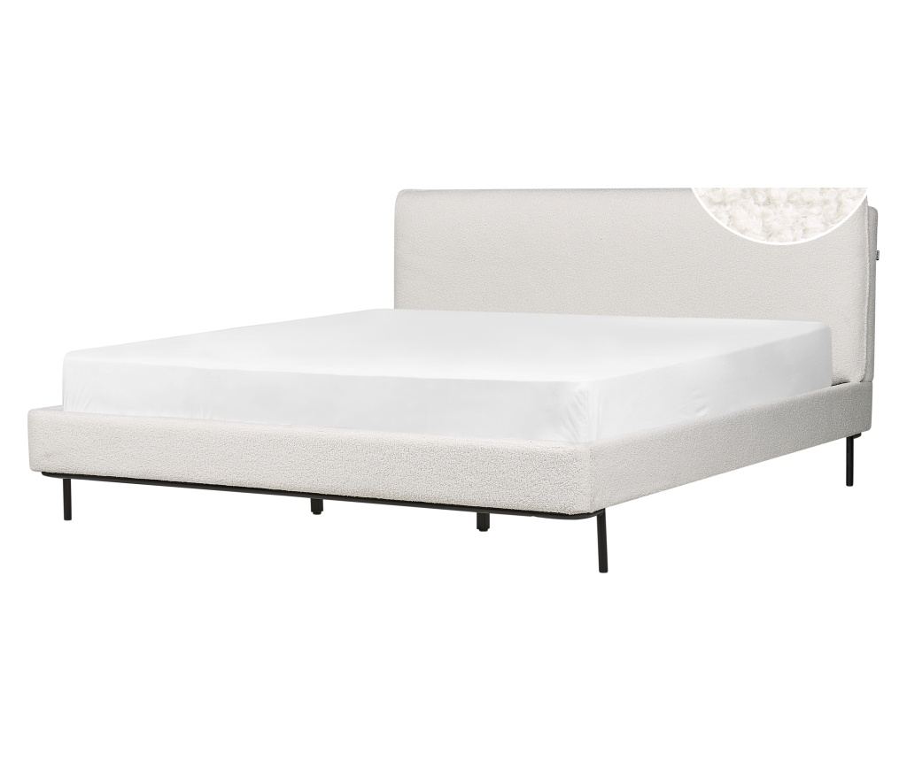 Ágy Buklé CORIO 180 x 200 cm Törtfehér - 2