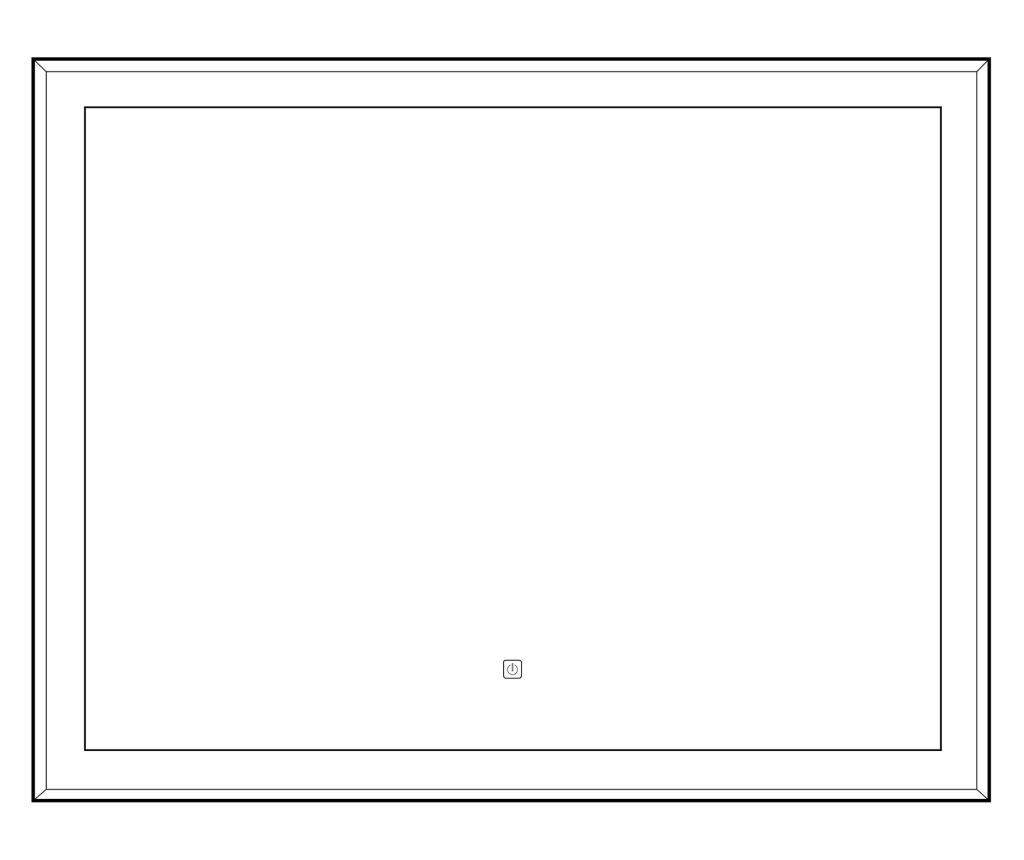 LED fürdőszobai tükör ARGENS 90 cm 70 cm Ezüst - 5