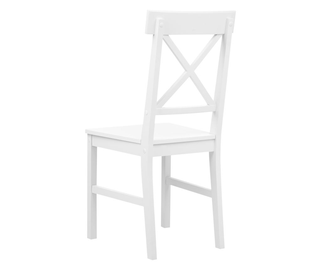 Étkezőszék kétdarabos szettben BARLEE Nyárfa Fehér - 6