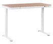 Elektromosan állítható asztal KENLY Barna/fehér 120 cm 60 cm USB porttal thumbnail 2
