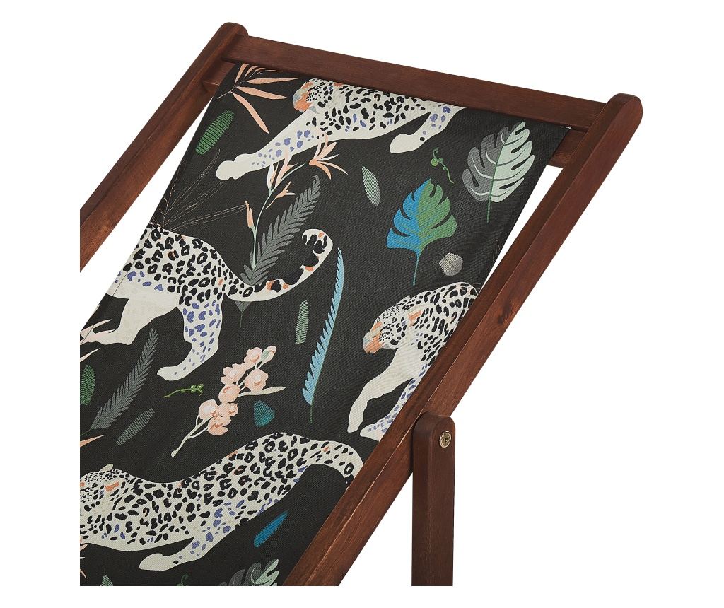 Kétdarabos csere nyugágyhuzat szett ANZIO/AVELLINO 113 x 44 cm Fekete - 4