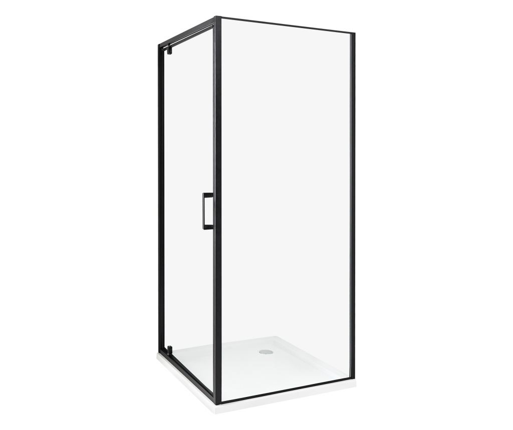 Zuhanykabin DARLI 80 x 80 x 185 cm Fekete - 2