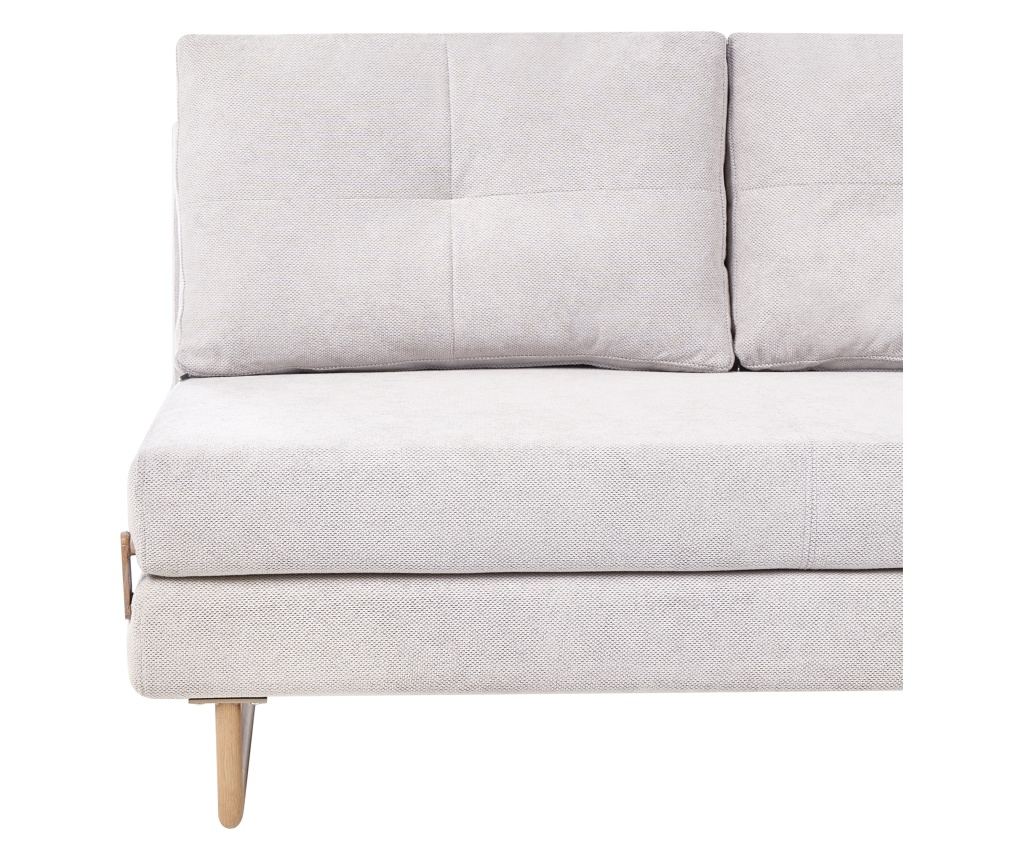 Kanapéágy 3 személyes JERSLEV Törtfehér - 7