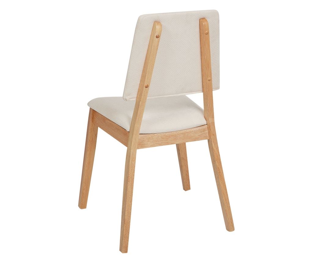 Étkezőszék kétdarabos szettben MERRILL Keményfa Világosbézs - 5