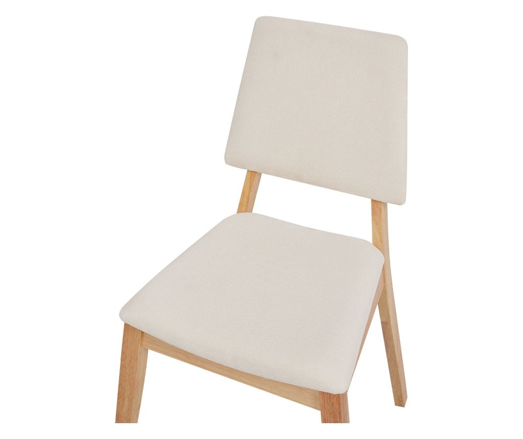 Étkezőszék kétdarabos szettben MERRILL Keményfa Világosbézs - 7
