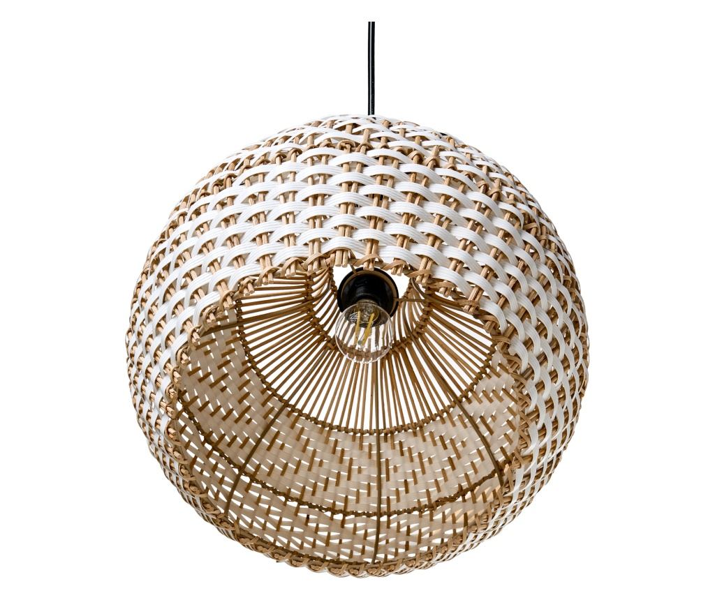 Függőlámpa YAUCO Rattan Fehér - 6