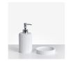 5 darabos fürdőszobai kiegészítő szett CAMANA Fehér thumbnail 4