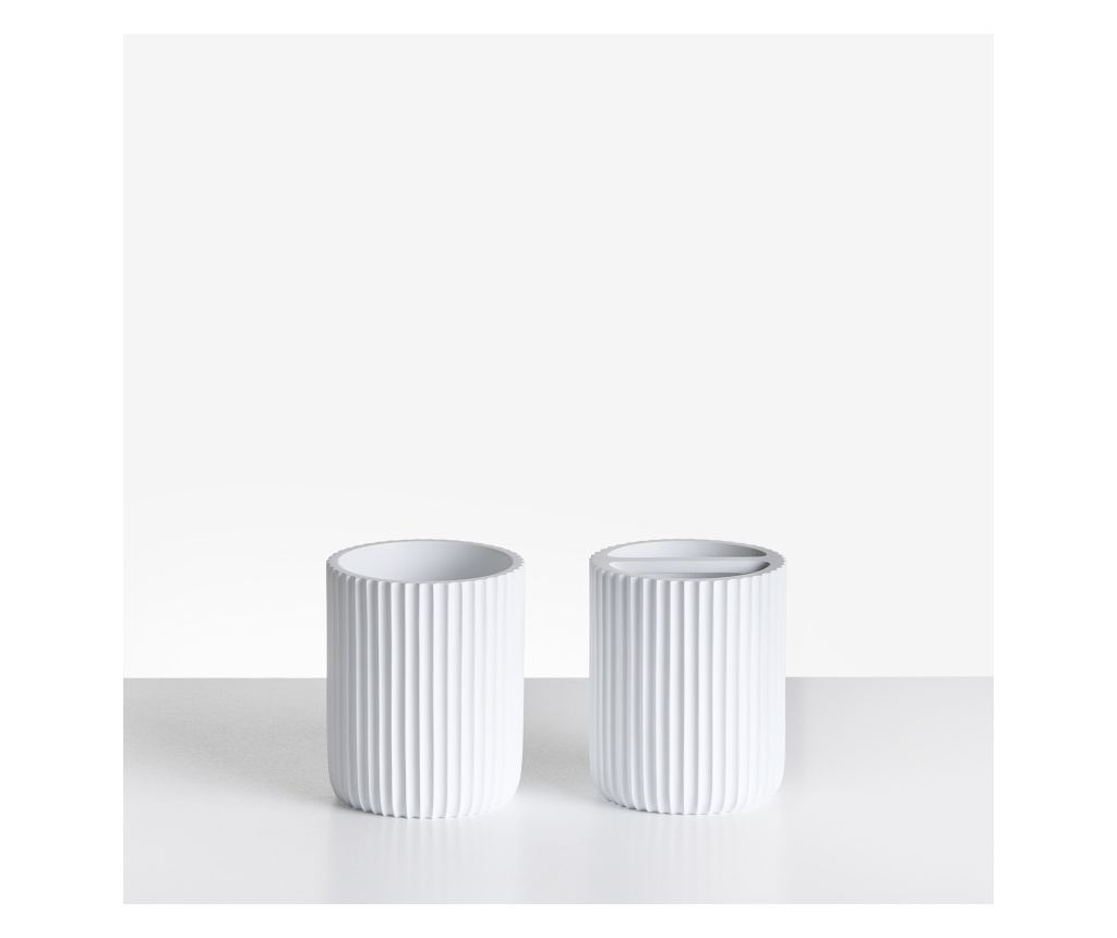 5 darabos fürdőszobai kiegészítő szett CAMANA Fehér - 5