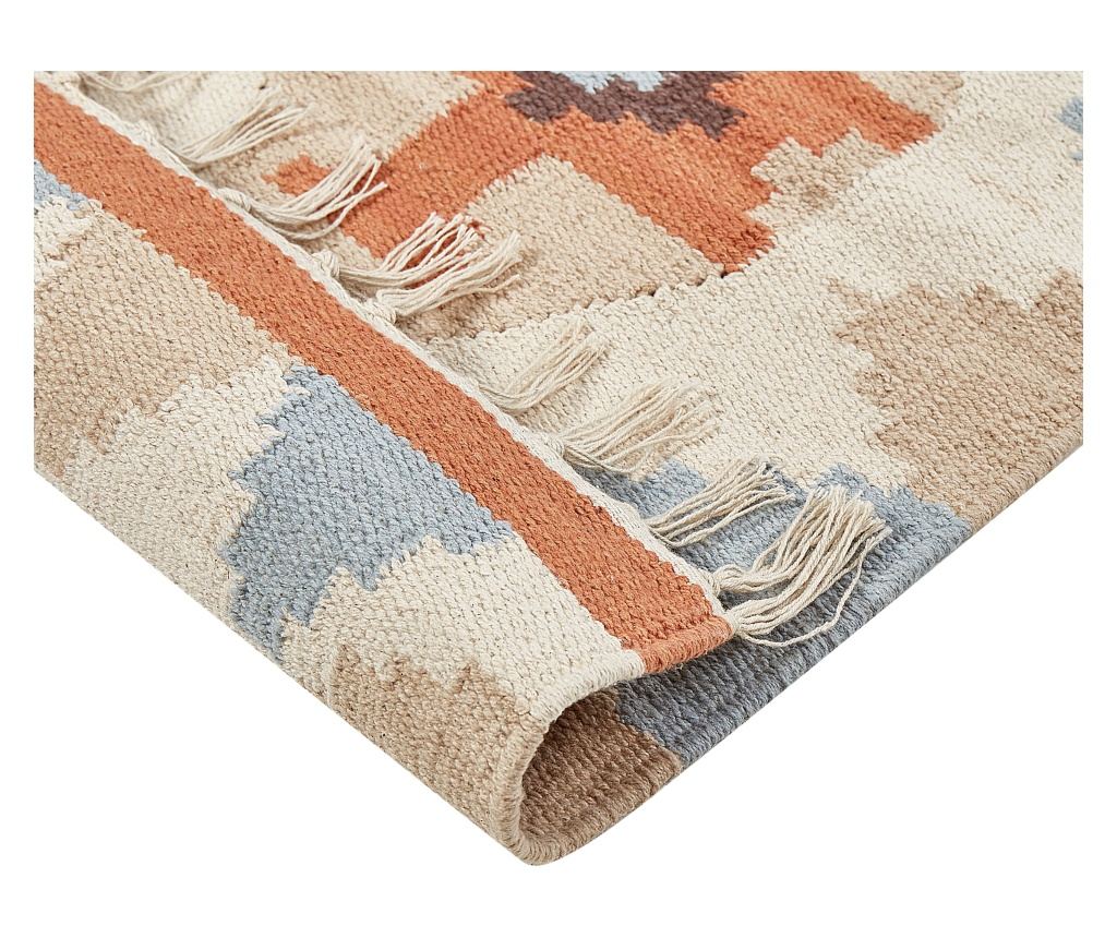 Szőnyeg DILIJAN Színes 80 x 300 cm Pamut Kilim - 5